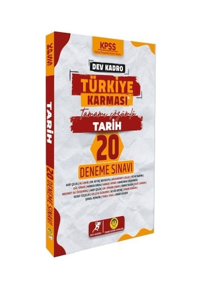 Tasarı Yayınları Kpss Tarih Dev Kadro Türkiye Sı 20 Deneme