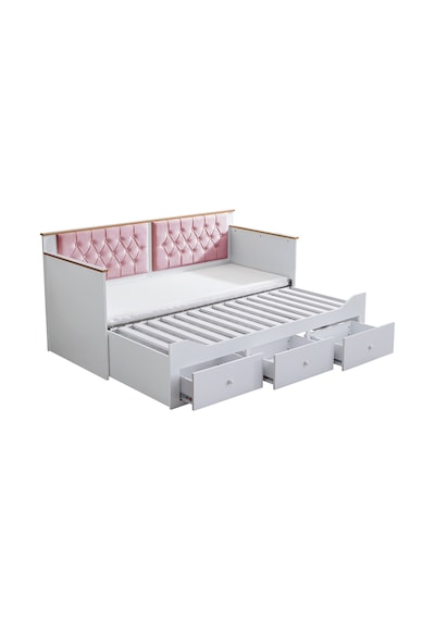 Alaçatı Divan Çekmeceli Açılır Çift Kişilik Karyola+ Soft Yatak