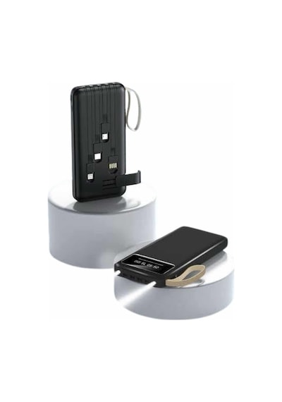 Powerbank 20.000 Mah Hızlı Şarj Özellikli Taşınabilir Usb Girişli Sarı