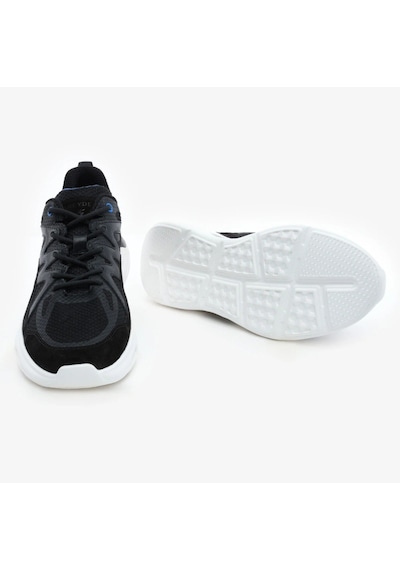 Greyder 18400 Siyah Hakiki Deri Erkek Sneaker Spor Ayakkabı Siyah
