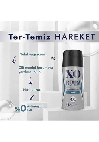 Xo Deodorant Sprey & Extreme & Perfect Erkek 150ml