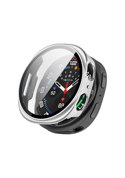 Novstrap Samsung Galaxy Uyumlu Apple Watch Uyumlu 8 40mm İle  Kasa Ve Cam Ekran Koruyucu 360 Tam Koruma Ser Pc
