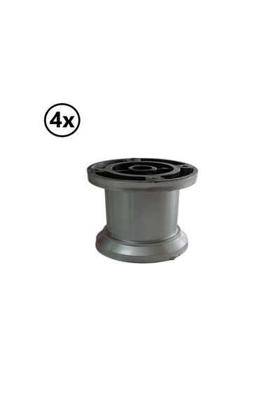 Akcell Elvin Ayak 6 Cm Saten X 4 Adet Saten