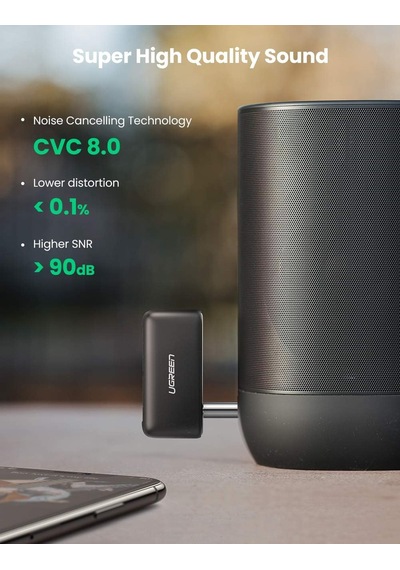 Ayrex Ugreen Bluetooth 5.0 Kablosuz Müzik Alıcı Audio Receiver