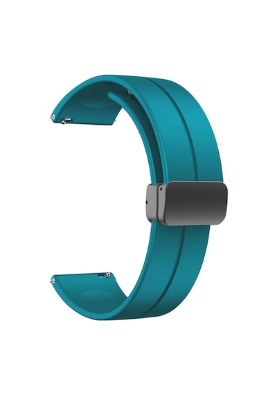 Ekılıf - Huawei Gt2 42mm Uyumlu - Kordon 20mm Silikon Kordon Krd-84 - Turkuaz