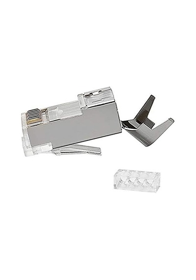 4229 Cat7 Rj45 İnternet Patch Kablo Ucu Konnektör Jak, 10'lu