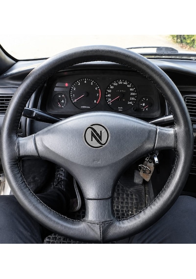 Bmw E60 2004-2010 Hakiki Deri Gerçek Deri Direksiyon Kılıfı Siyah