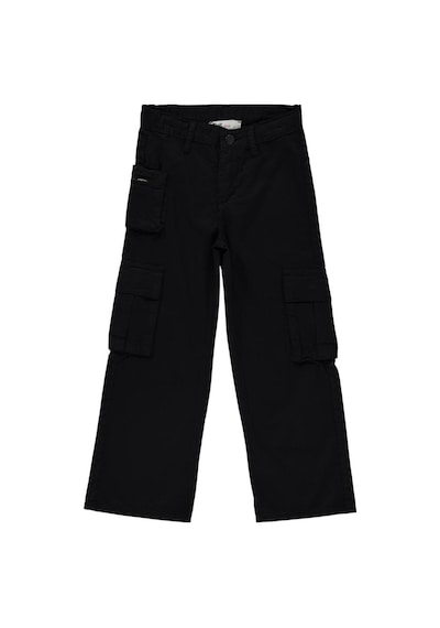 Civil Girls Üç Cepli Kargo 6-9 Yaş Pantolon Siyah
