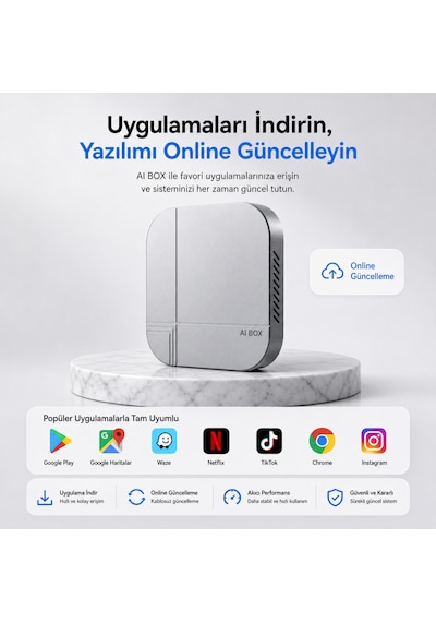 Aı Box Kablosuz Carplay & Android Auto Multimedya Dönüştürücü Diğer