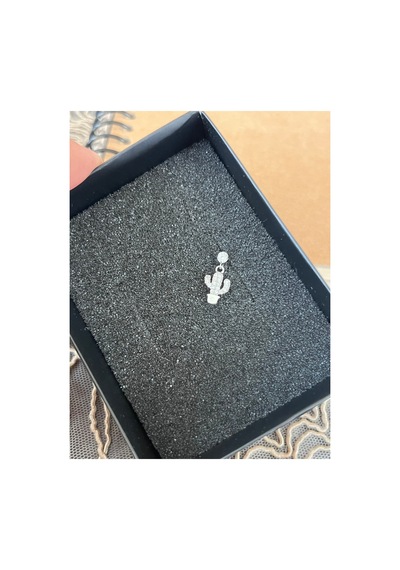 Kaktüs Piercing Gümüş