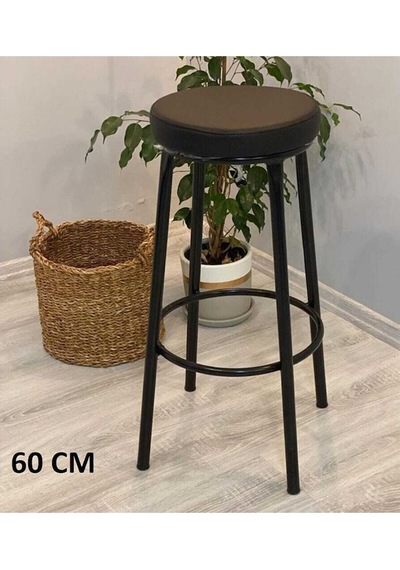 Grande Home Bar Taburesi Siyah - Siyah Minder 60 Cm Çok Renkli