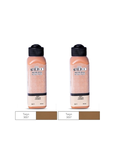 2 Li Akrilik Boya 140 Ml Renk Seçmeli Canlı Ve Pastel 3057 - Tarçın