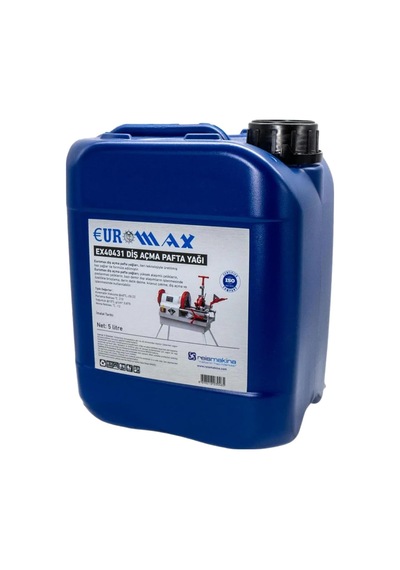 Euromax Diş Açma Pafta Yağı 5 Lt Emx40431 Yağ Yağlama Baz Broşlama Diş Açma Delik Delme