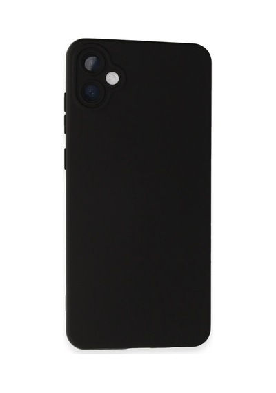Newface - 737 - Samsung Galaxy Uyumlu A05 Kılıf Nano İçi Kadife Silikon - Csmo-tex - - Siyah Sıyah