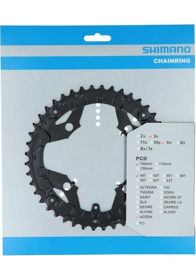 Shimano Aynakol Yaprak Acera Fc-t3010 V 48t Bcd 104 MM 9s Siyah