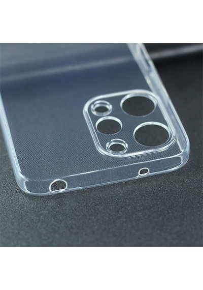 Xiaomi Redmi 12 Kılıf Şeffaf İnce Ve Esnek Süper Silikon Kılıf