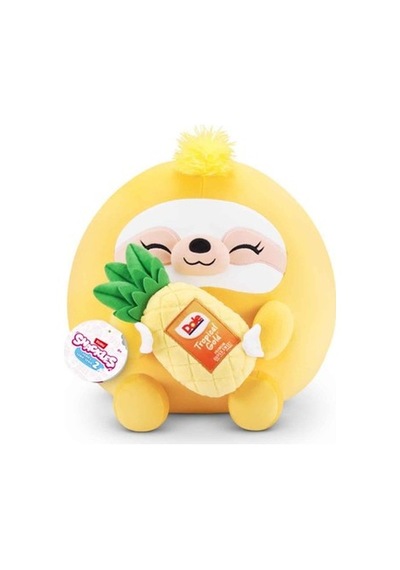 Peluş Sloth İle 35cm Boyutunda Abur Cubur Seti 001 - Beyaz
