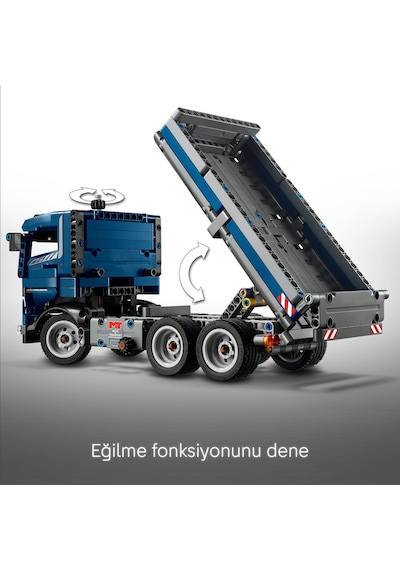 LEGO® Technic Damperli Kamyon 42203 - 9 Yaş ve Üzeri İnşaat Seven Çocuklar için Yaratıcı Oyuncak Yapım Seti (462 Parça)