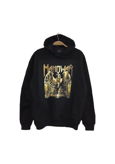 Çocuk Siyah Manowar Baskılı Sweatshirt Siyah