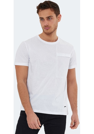 Slazenger KAURI IN Erkek Tişört Beyaz