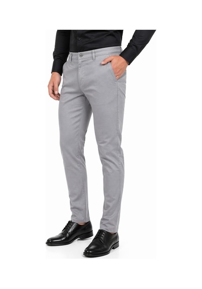 Amaro Erkek Silim Fit Kanvas Pantolon Kalıp Yazlık Bgl-st05394 Gri