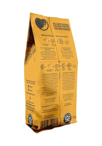 Oze All Day Blend Filtre Kahve 250G Çekirdek