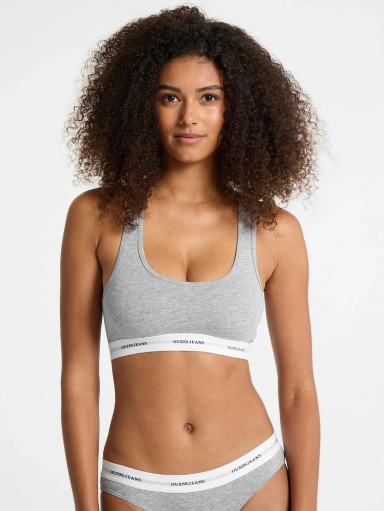 Guess Gj Bralette Kadın Gri Modal Karışımlı Bralet W4bz31kbbu1-h90z Gri