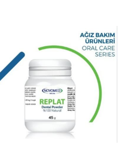 Novomed Replat Kedi Köpek Fırçasız Diş Temizleme Ve Tartar Giderici Toz 45 G