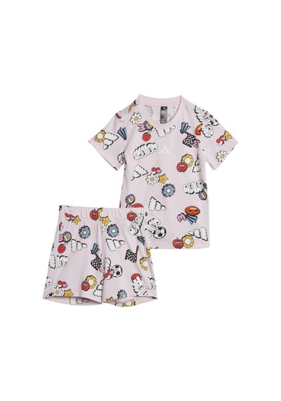 Adidas Jı6235 I Fun Aop Set Bebek Eşofman Takımı Renkli