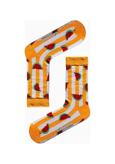 Carnaval Socks 7'li Carnaval Desenli Renkli Çorap Set Renkli Çok Renkli