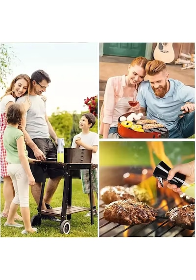 Sprey Yağdanlık Cam Şişe Yağ Püskürtücü Airfryer Kızartma Izgara Salata İçin Yağlık Çok Renkli