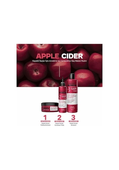 Urban Peeling Şampuan 200ml No:1 Apple Cider Tüm Saç Tipleri