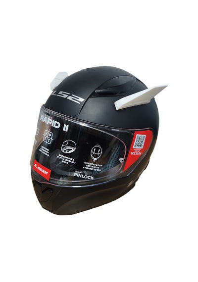 Motospartan Kask Süsü Kanat Beyaz