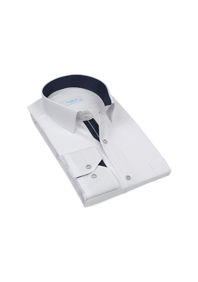 Erkek Klasik Uzun Kol Keten Cotton Hediye Kutulu Gömlek - Beyaz L Beyaz - Lacivert Erkek Klasik Uzun Kol Keten Cotton Hediye Kutulu Gömlek - Beyaz L Beyaz - Lacivert
