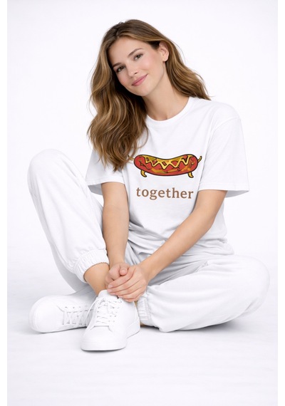 Nevermınd Better Together Baskılı Sevgili Kombini Çift Tişört Oversize Unisex Çift Kombin Beyaz Beyaz Nevermınd Better Together Baskılı Sevgili Kombini Çift Tişört Oversize Unisex Çift Kombin Beyaz Beyaz