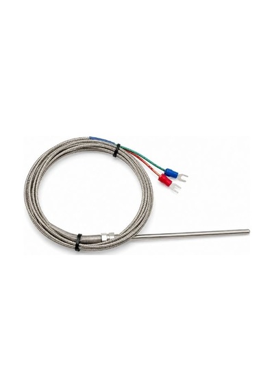 Wrnt-03 K Tipi M8 Vidalı Termokupl Sıcaklık Sensörü - 15 Cm Prob / 2m Kablo