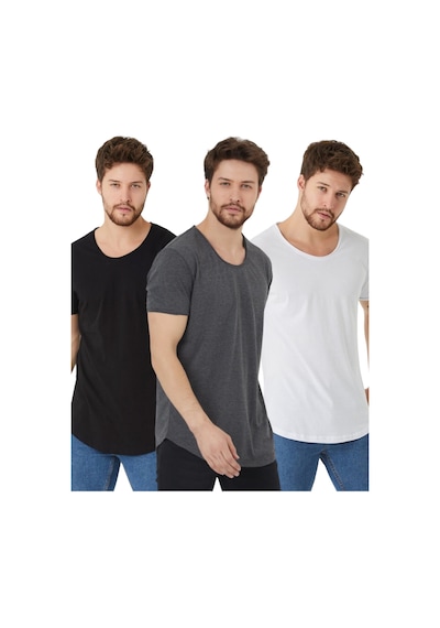 Cool Tarz Beyaz-siyah-füme 3 Lü Paket Regular/normal Kesim Pis Yaka Kısa Kollu T-shirt Beyaz-siyah-füme Beyaz-siyah-füme Cool Tarz Beyaz-siyah-füme 3 Lü Paket Regular/normal Kesim Pis Yaka Kısa Kollu T-shirt Beyaz-siyah-füme Beyaz-siyah-füme