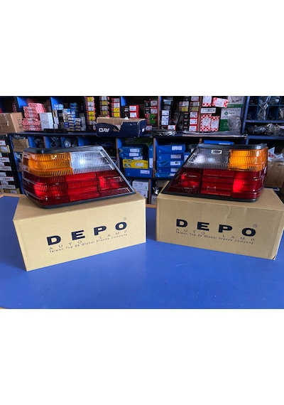 W124 Sarı Stop Seti Depo Marka Sağ Sol