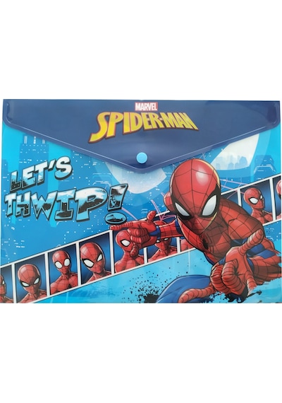 Spiderman Çıtçıt Dosya A4 Model 43505