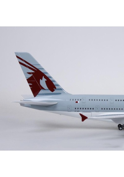 Qatar Airways A380 Yolcu Uçağı Model Uçak 1/160 Ölçek 46cm