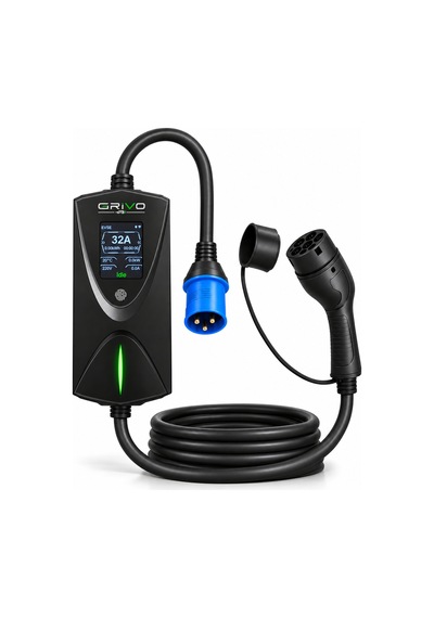 7 Kw 32a Taşınabilir Elektrikli Araç Şarj Cihazı Type 2 5 Metre Kablo Ip67 2 Yıl  - 938842549