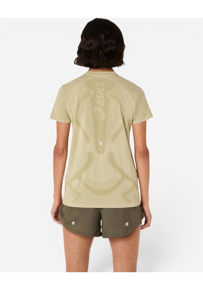 Asics Road Seamless Ss Top Kadın Yeşil Kısa Kollu Tshirt 2012d292-300
