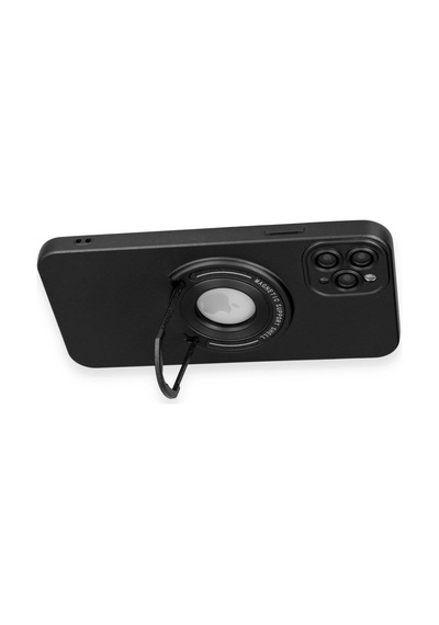 Cosmotex Newface Apple, Uyumlu iPhone 12 Pro Kılıf Lukka Magneticsafe Kapak - Siyah
