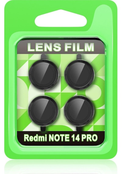 Xiaomi Redmi Note 14 Pro 5g Raze Metal Kamera Lens - Siyah Renkli