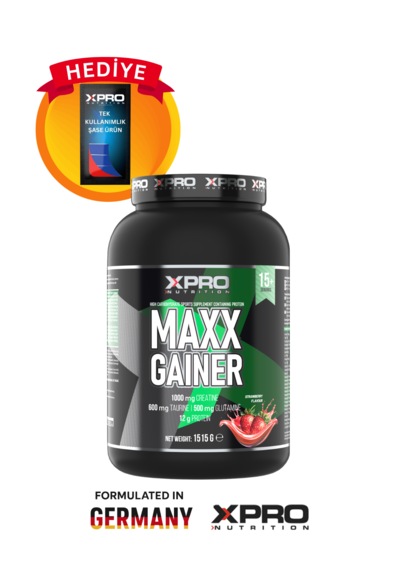 Maxx Gainer Karbonhidrat Tozu 1515gr Çilek Aromalı