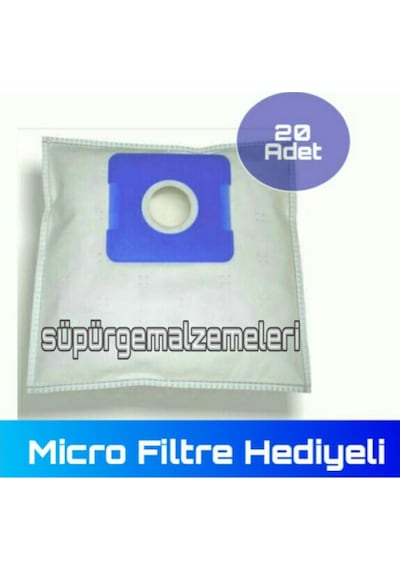 Fantom Dc 4300 4 Çeker Bez Toz Torbası 20 Adet - Micro Filtre