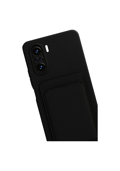 Xiaomi Poco F3 Kılıf Kelvin Kartvizitli Silikon - Siyah 0.2M-Çok Renkli