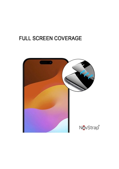 Novstrap Apple iPhone 15 Pro Uyumlu İle Ekran Koruyucu Mat Seramik Nano Esnek Cam