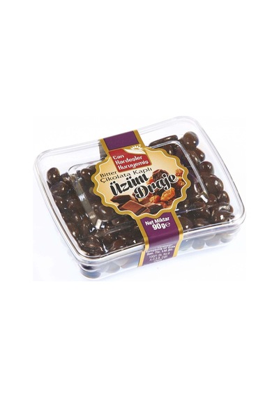 Bitter Çikolatalı Üzüm Draje 90 G