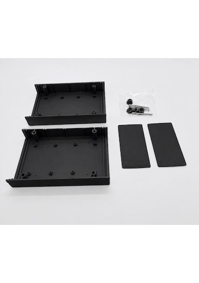 Plastik Elektronik Proje Kutusu 150mm X 100mm X 50mm Siyah Devre Prototip Güç Kaynağı